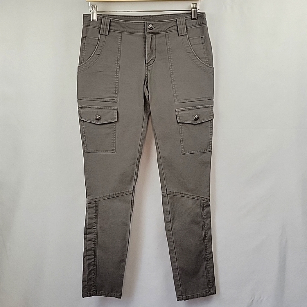 Joie Cargo Skinny Chino Pant Light Gray Size 4